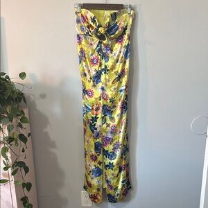 Anthropologie Vibrant Floral Maxi Dress